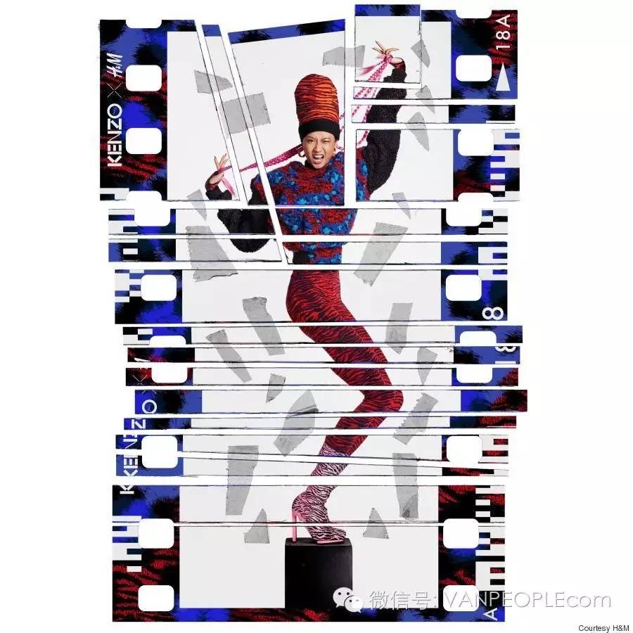 Kenzo与HM联名新款11月3日加拿大开售——连范爷都hold不住的设计，辣眼睛！
