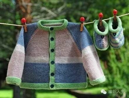 黑白条纹毛衣怎么编织,零线多色拼接毛衣图案