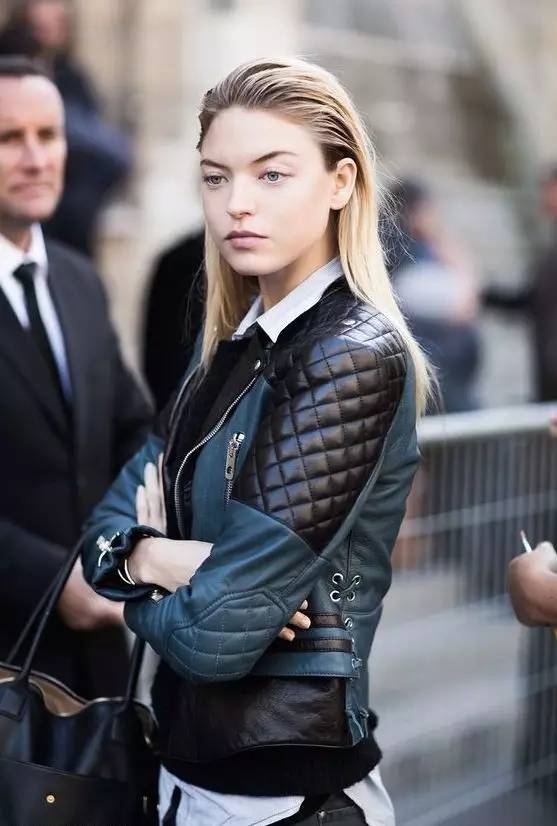 皮夹克祁同伟,赵丽颖穿红色皮夹克超酷