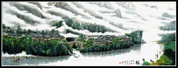 渭南桃花源山水画廊,乌江画廊到桃花源