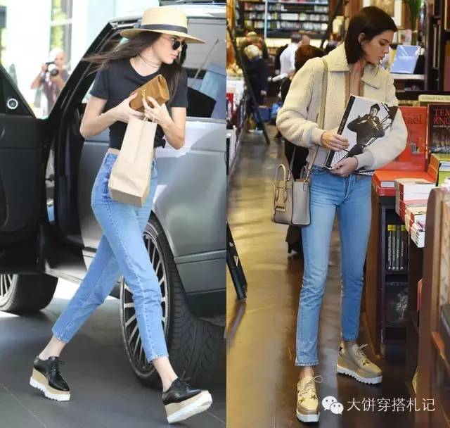 肯豆穿一字鞋 (肯豆穿玫粉色鞋)