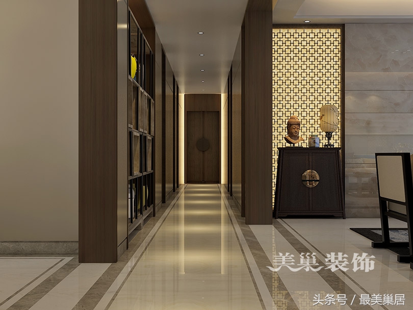 郑州别墅复式装修效果图大全,208平米联排别墅装修现代简约风