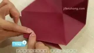 教你折玫瑰千纸鹤,教你折浪漫的樱花球