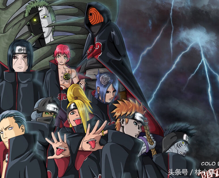 火影忍者晓组织全员壁纸高清大图,火影忍者晓组织全员复活哪一集