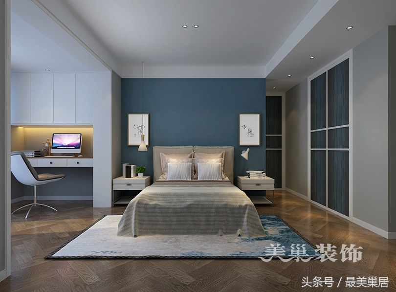 郑州别墅复式装修效果图大全,208平米联排别墅装修现代简约风