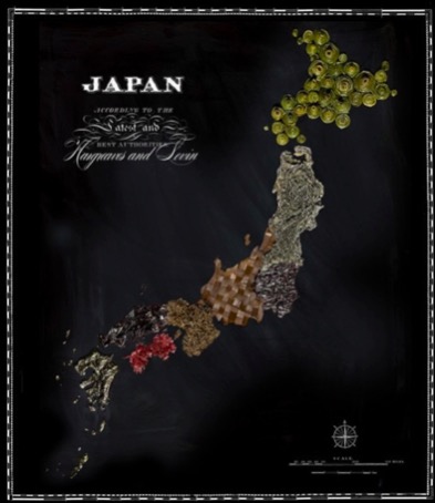 世界美食地图简单又漂亮,超有创意的美食地图