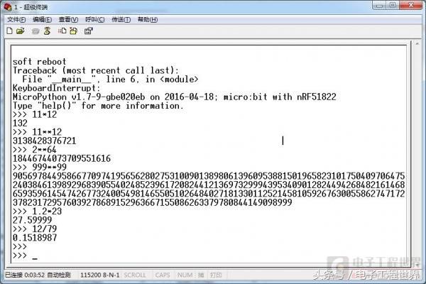 在BLE400上体验microbit的运行效果