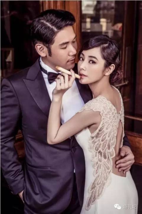 刘诗诗穿西装陈怡蓉夹雪茄,我的婚纱照也可以这么酷吗?