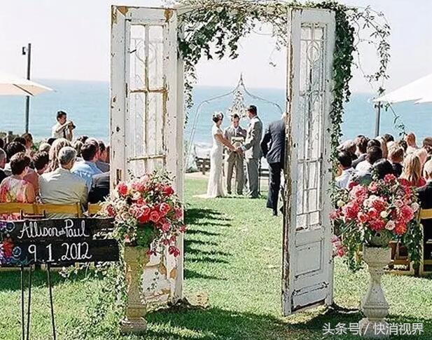 复古森林风婚礼,乡村户外婚礼布置