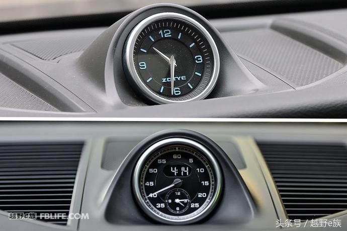 众泰sr9和保时捷外形对比,保时捷跟众泰sr9仪表盘的区别