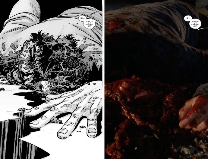 行尸走肉漫画原作与电视剧的分镜对比,还原度好高