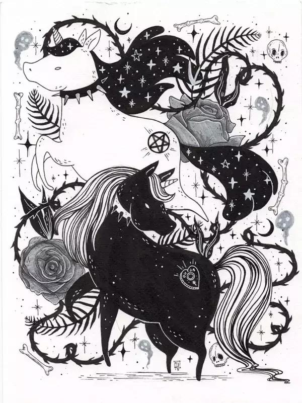 插画魔卡少女樱,插画少女和猫图片