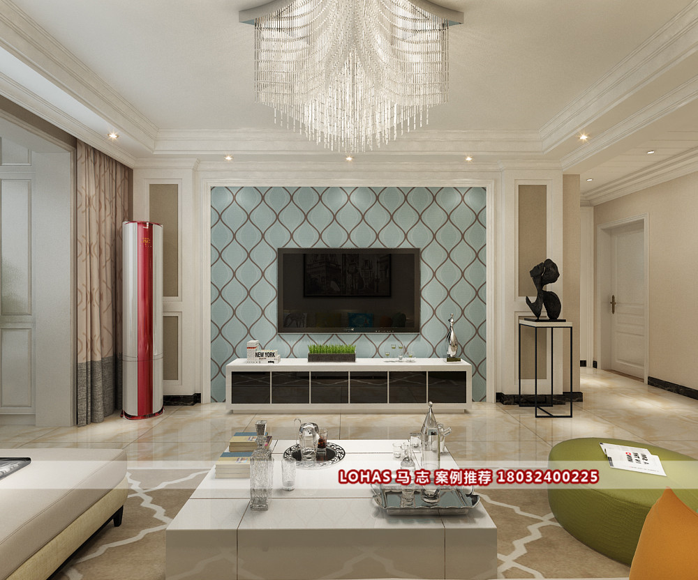 泰德观唐127平装修效果图,观湖郡80平装修效果图