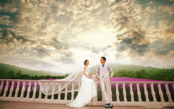 婚纱照拍照干货,红色婚纱照拍照教程