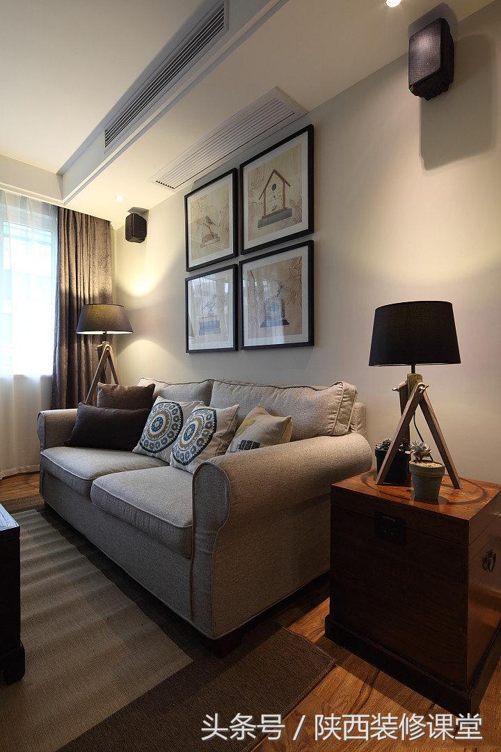 140平米简美混搭装修效果图,130平中西混搭装修