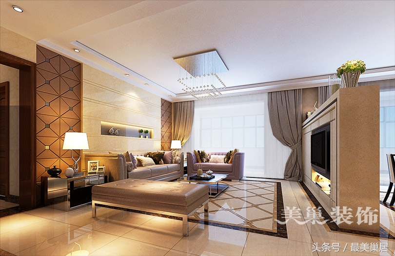 南熙福邸165平装修不同风格四卧室理性女主的低度奢华