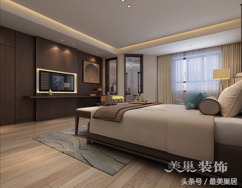 郑州别墅复式装修效果图大全,208平米联排别墅装修现代简约风