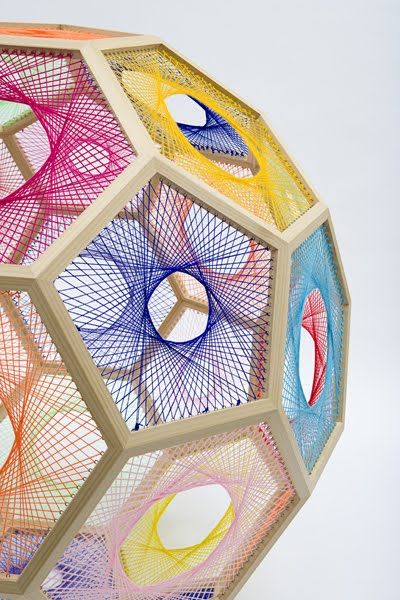 线的装置艺术作品,线的设计作品