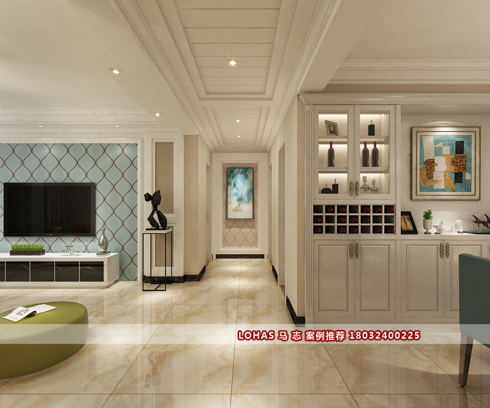 泰德观唐127平装修效果图,观湖郡80平装修效果图