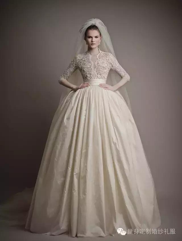 适合宽肩的婚纱,23款一字肩婚纱