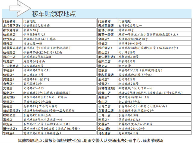 厦门:移车贴领取大全,车主速来!也可到读者节现场领取