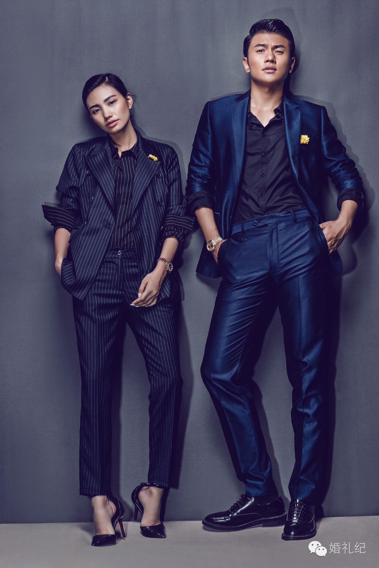 刘诗诗穿西装陈怡蓉夹雪茄,我的婚纱照也可以这么酷吗?