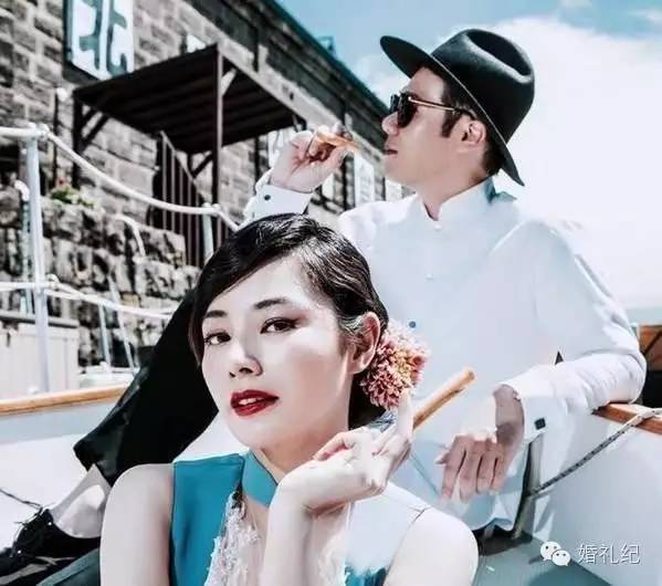 刘诗诗穿西装陈怡蓉夹雪茄,我的婚纱照也可以这么酷吗?