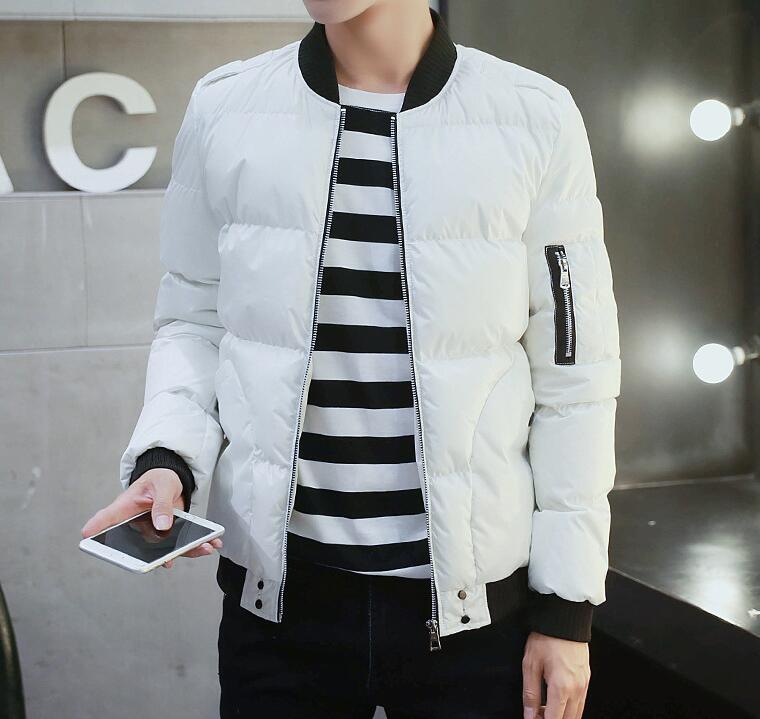 棒球领加厚棉服外套，冬日下的阳光型男