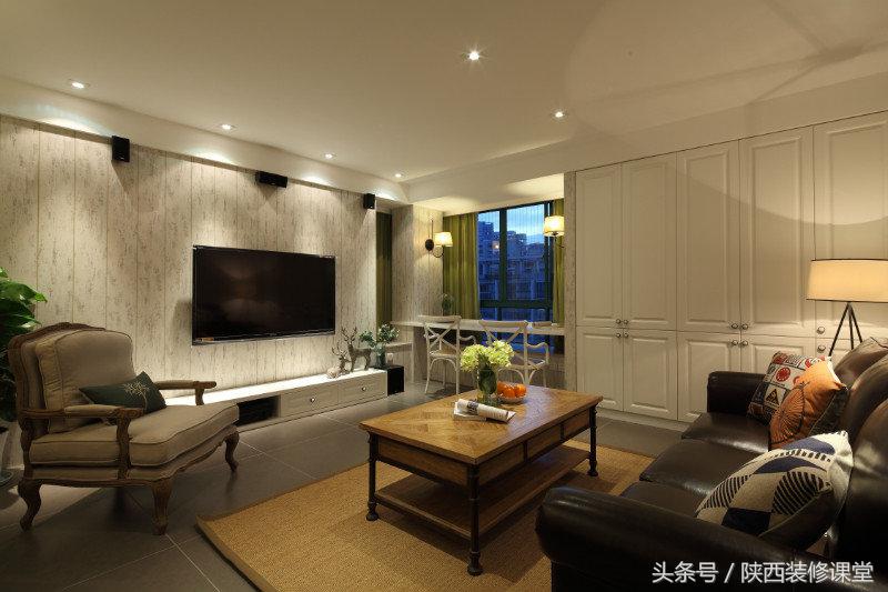 140平米简美混搭装修效果图,130平中西混搭装修