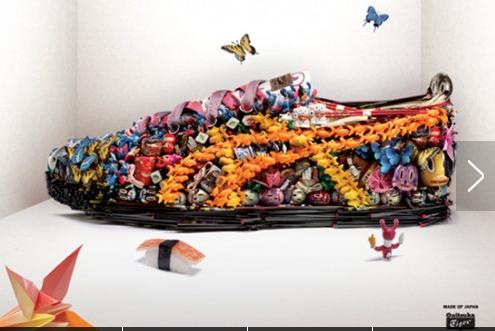 运动鞋创意广告,世界经典运动鞋