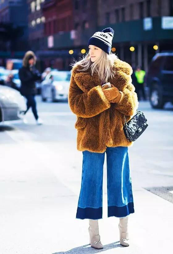 泰迪熊外套穿搭,超好看泰迪熊外套