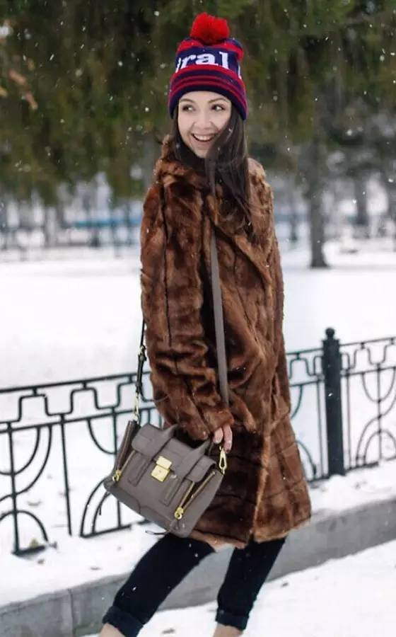 泰迪熊外套穿搭,超好看泰迪熊外套