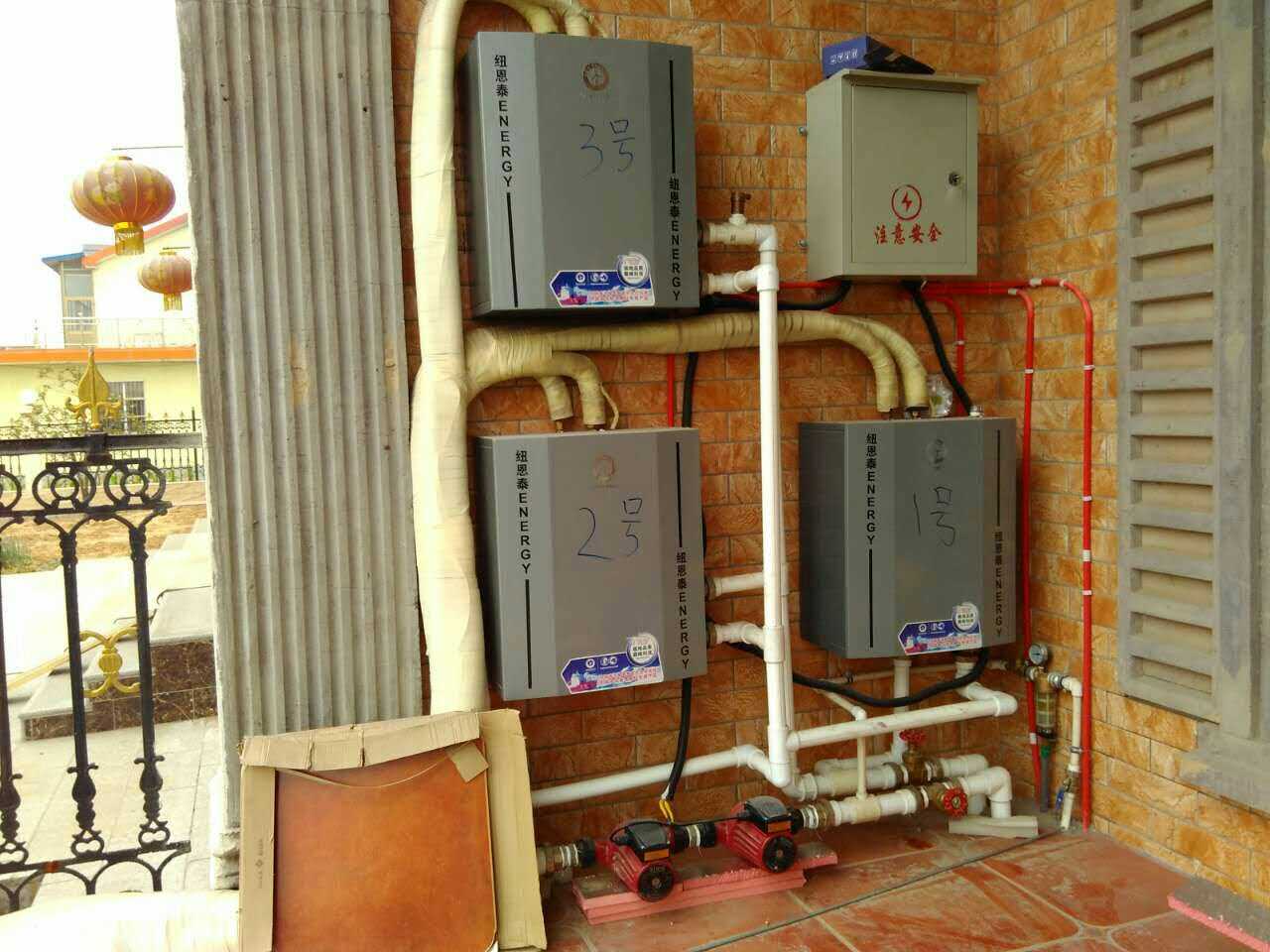 别墅空气能热泵采暖解决方案,别墅用两套空气能热泵