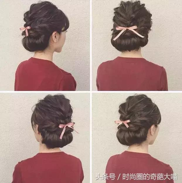 短发比较多扎发简单又好看,短发学生怎么扎霸气短发有刘海