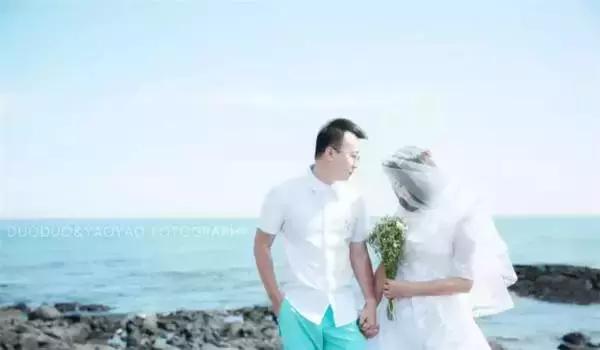 再见吧影楼风！豆瓣女神扛着相机在济州岛自拍清新婚纱照丨梦婚礼