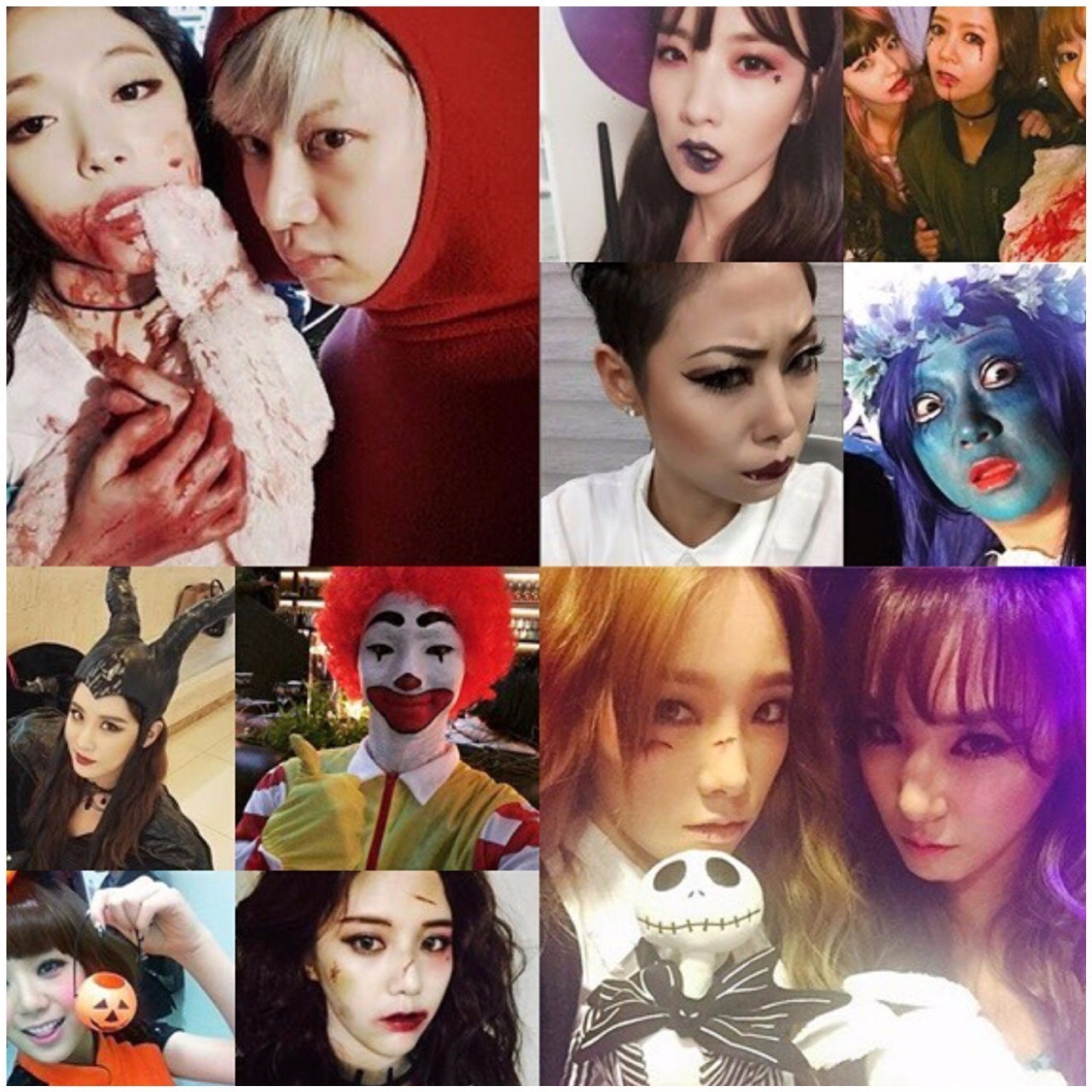 万圣节脑洞大开,ladygaga的钻石眼妆