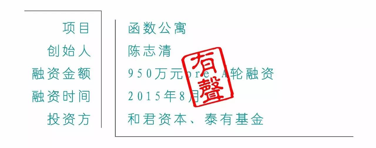 函数公寓陈志清：房奴？蜗牛？年轻人渴望打破那堵墙