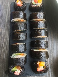 韩式虾卷紫菜包饭,正宗紫菜包饭