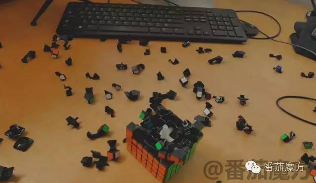 27阶魔方的还原教程,人工还原22阶魔方