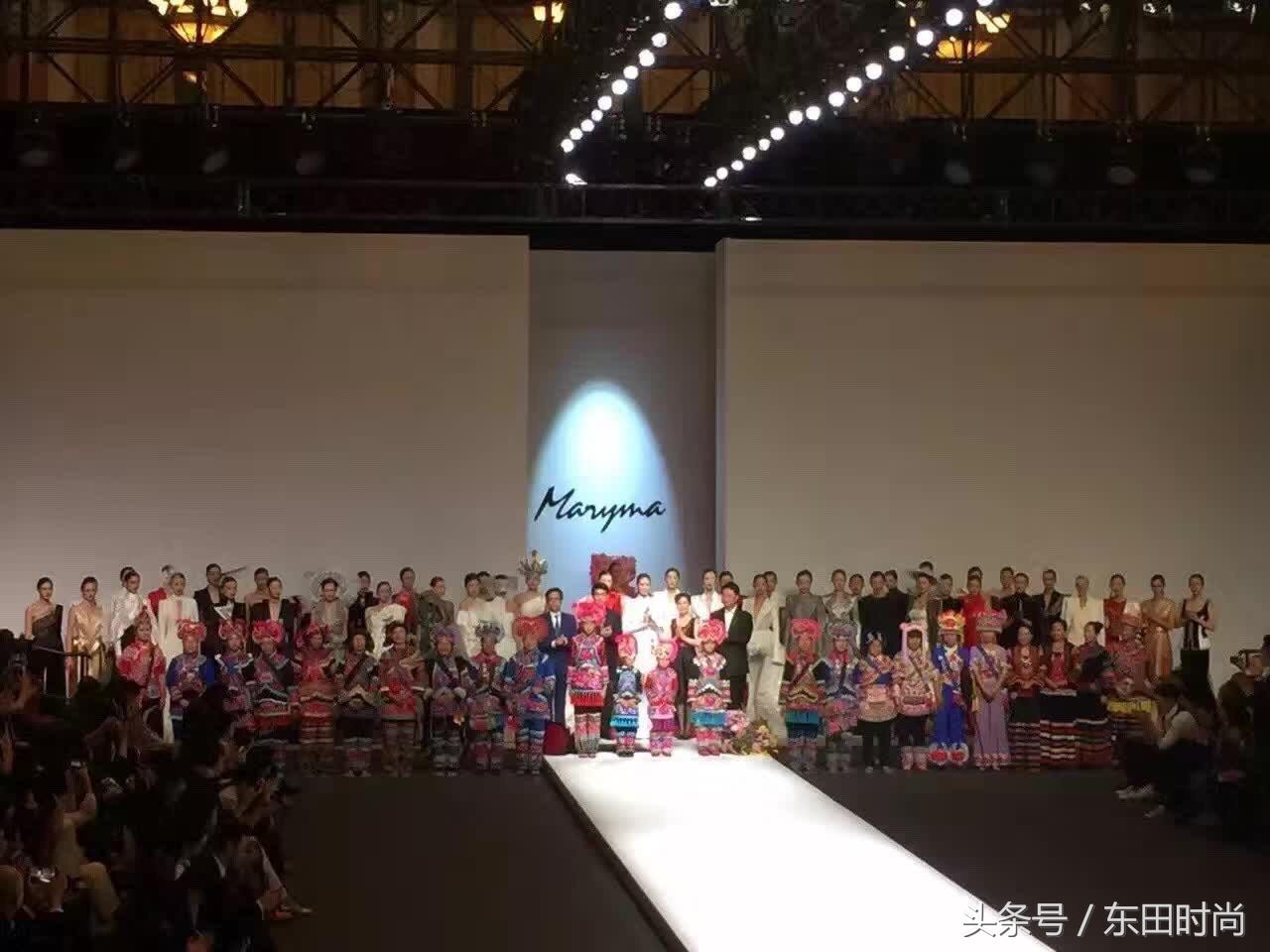 彝绣之美呼之欲出！东田造型助力马艳丽高级定制时装发布会