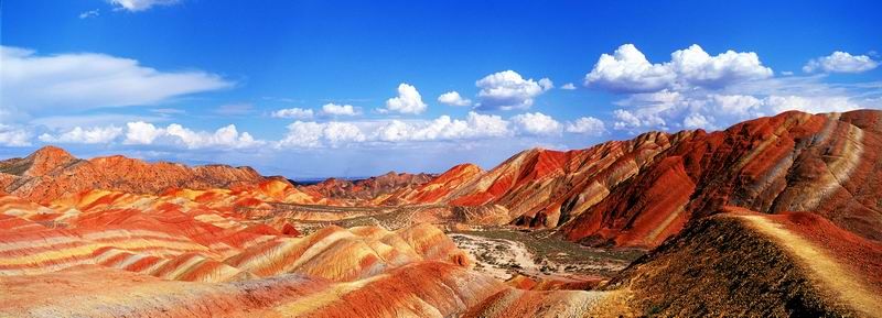 张掖震撼世界的丹霞,张掖历史时尚地标