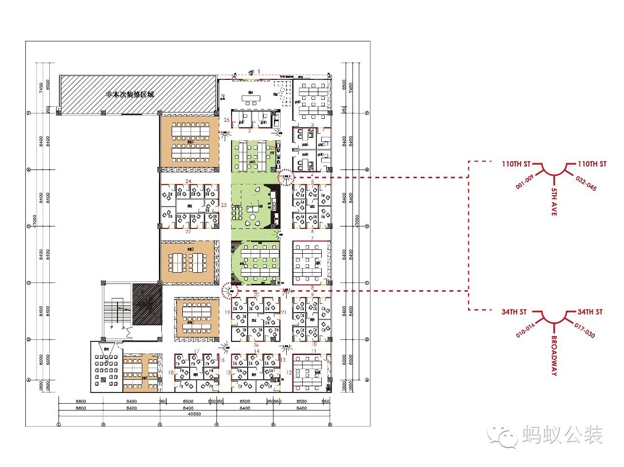 杭州培训课堂设计效果图,设计案例杭州