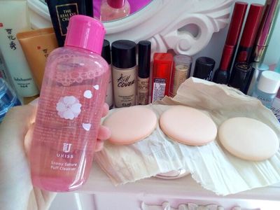 粉扑清洁除菌清洁剂,过期的粉扑清洗剂