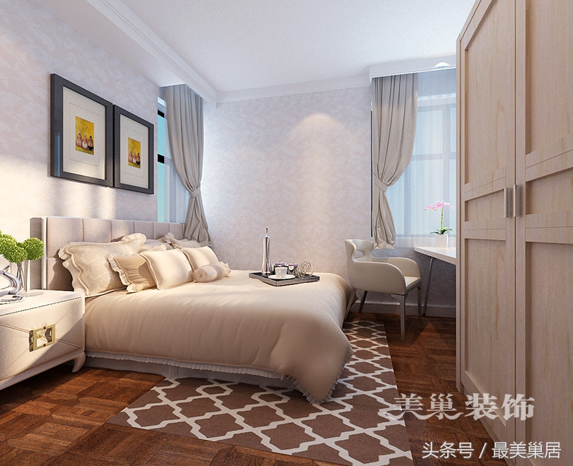 南熙福邸165平装修不同风格四卧室理性女主的低度奢华