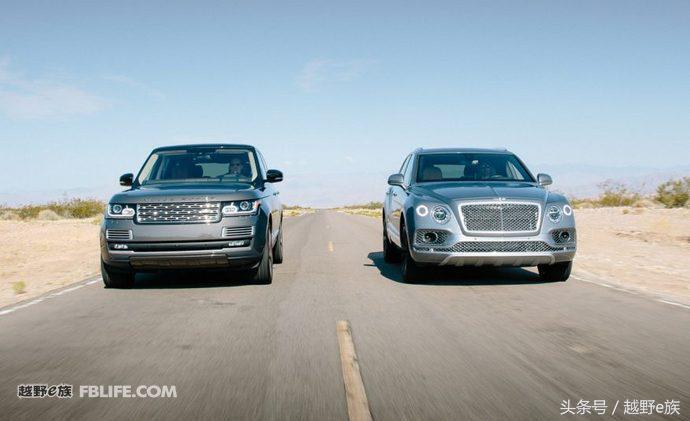 添越vs揽胜大小,添越实车对比揽胜