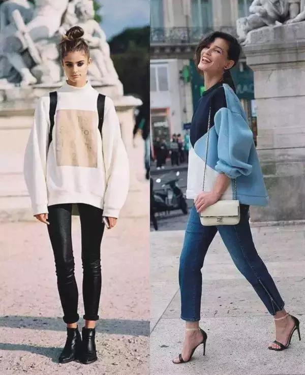 oversize卫衣怎么穿好看,oversize卫衣穿什么裤子