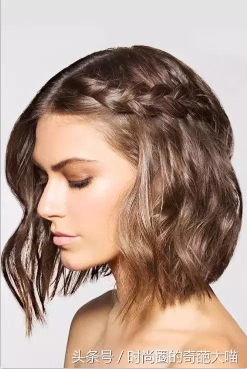短发比较多扎发简单又好看,短发学生怎么扎霸气短发有刘海