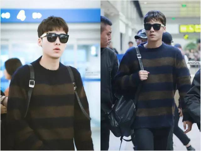 陈伟霆李易峰黑白配表演,李易峰陈伟霆出席活动西服