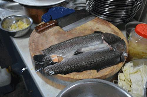 门头沟清水虹鳟鱼,虹鳟鱼现钓现吃