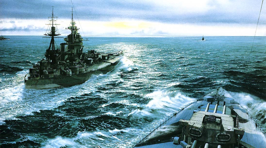 全程15分钟顶级海战片,75分钟击沉3艘巡洋舰完整视频